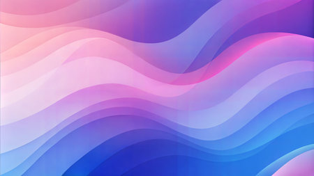 A vibrant and dynamic abstract background featuring overlapping shapes in a variety of colors and...