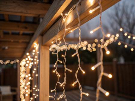 A glass jar with fairy lights inside, creating a warm and magical ambiance. Perfect for adding a...