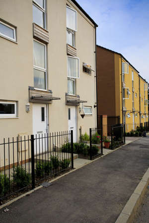 New social housing in Bristol, UKの写真素材