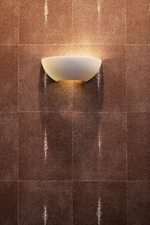 lamp on the wall, wall light, sidelightの写真素材