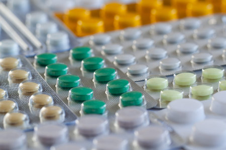 blisters with multi-colored tablets for the prevention and treatment of diseases