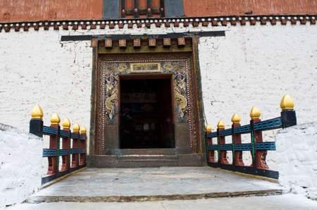 Entrance to Dzongの写真素材