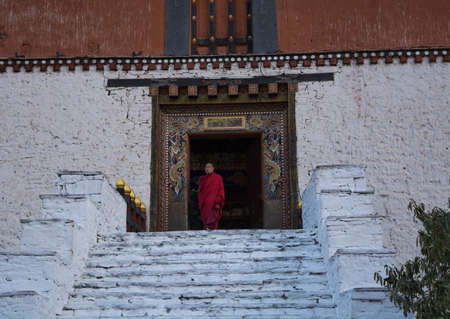 Monk in a Monasteryの写真素材