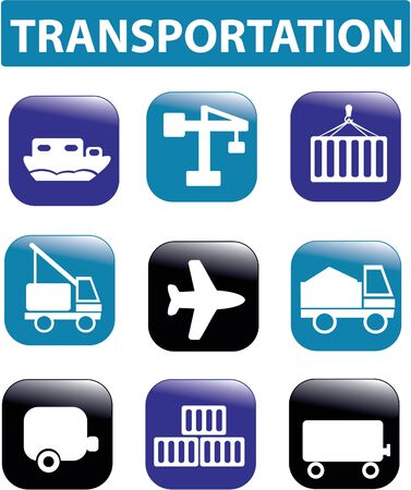 transportation signsのイラスト素材