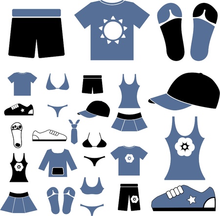 clothes signsのイラスト素材