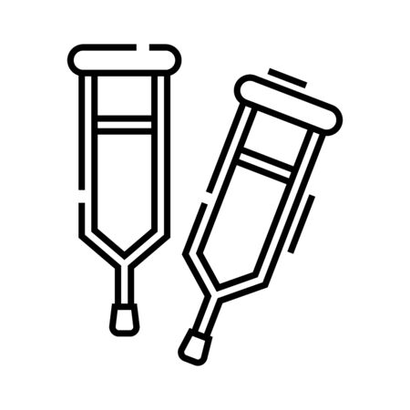 Injection tools line icon, concept illustration, outline symbol, vector sign, linear symbol.のイラスト素材