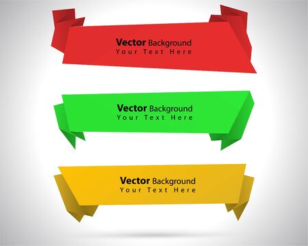 Unique vector colorful origami speech bubbles. Fully editable eps10のイラスト素材