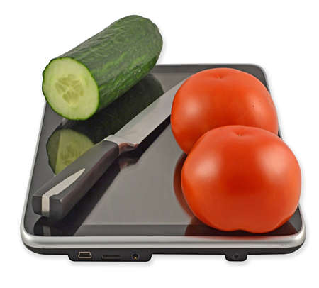 image symbolizes the cutting board for cutting vegetablesの写真素材