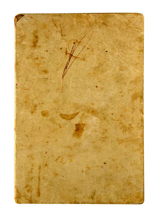 texture of the old antique paper isolated on white backgroundの写真素材