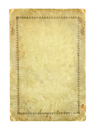 textured dirty cover isolated in white backgroundの写真素材