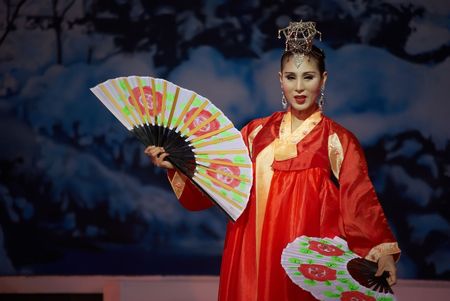 PATTAYA, THAILAND - DEC, 12: Transsexuals performance at the Tiffany show on DEC 12, 2009 in Pattaya, Thailand.のeditorial素材