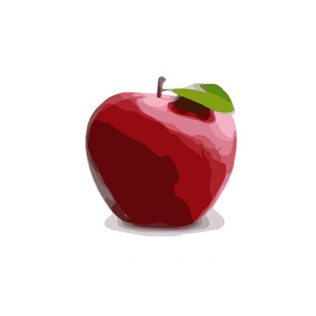a vector illustration of an appleのイラスト素材