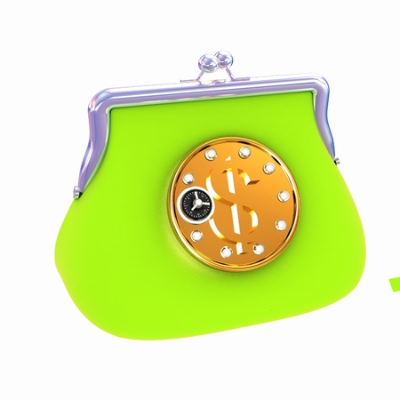 purse safe conceptの写真素材