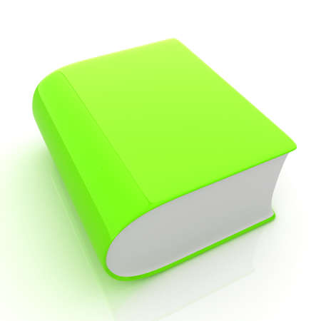 Glossy Book Icon isolated on a white background の写真素材