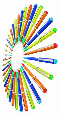 corporate pen design の写真素材