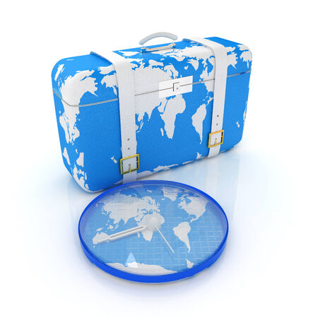 Suitcase for travelの写真素材