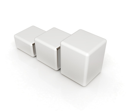 Blocks on a white backgroundの写真素材