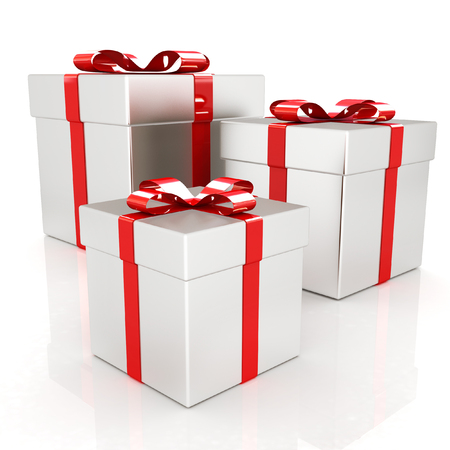 gift boxesの写真素材