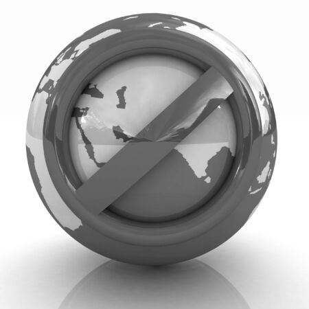 Internet Computer Protection concept. On a white backgroundの写真素材