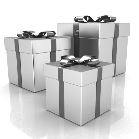 gift boxesの写真素材