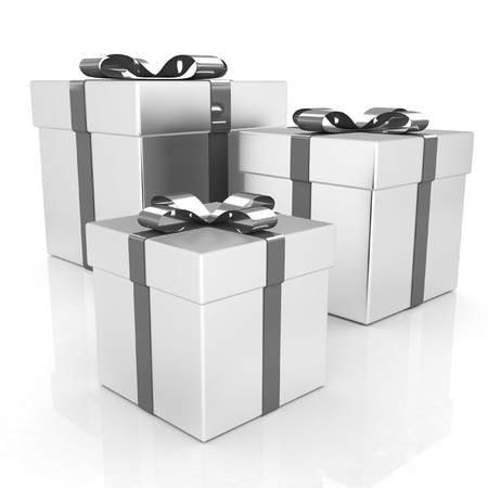 gift boxesの写真素材