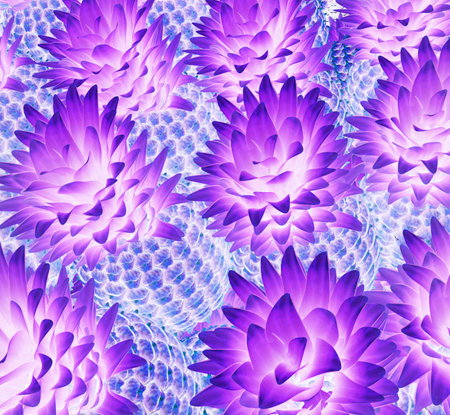 Pineapples backgroundの写真素材