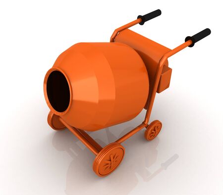 Concrete mixerの写真素材