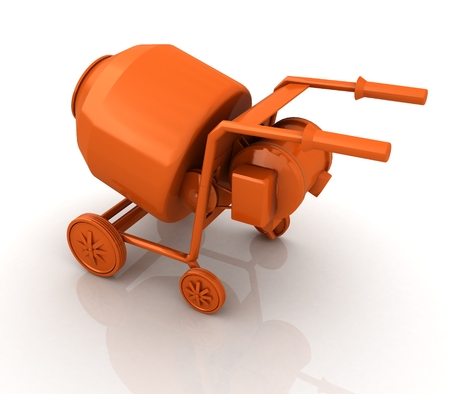 Concrete mixerの写真素材