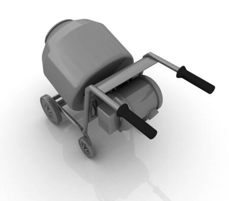 Concrete mixerの写真素材