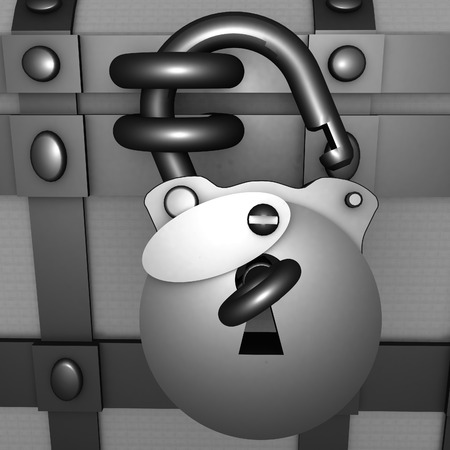 The chest - close-upの写真素材