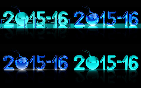 Happy new 2016 year set