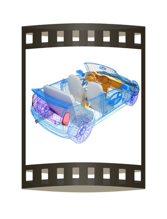3d model carsの写真素材
