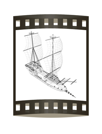 3d model shipの写真素材