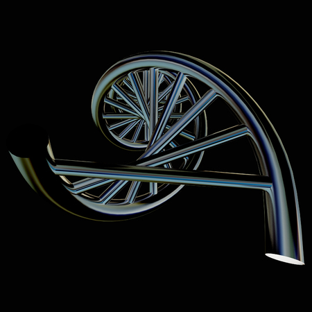 DNA structure modelの写真素材