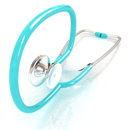 stethoscope. 3d illustrationの写真素材