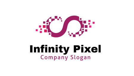 Infinity Pixel Design Illustrationのイラスト素材