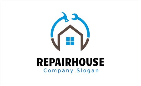 House Repair Design Illustrationのイラスト素材