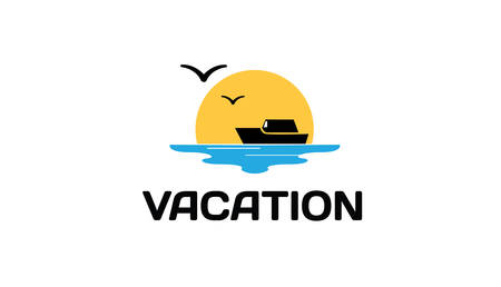 Vacation Design Illustrationのイラスト素材