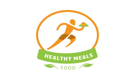 Healthy Meals v2 Design Illustrationのイラスト素材