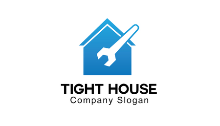 Tight House Design Illustrationのイラスト素材