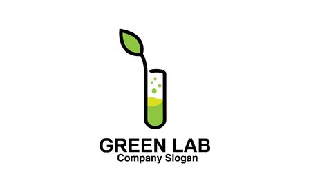 Green Lab Design Illustrationのイラスト素材