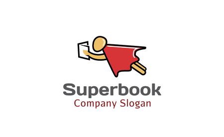 Super Book Design Illustrationのイラスト素材