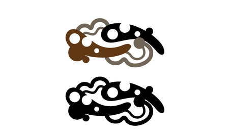 Abstract Wall Art Sticker Illustrationのイラスト素材