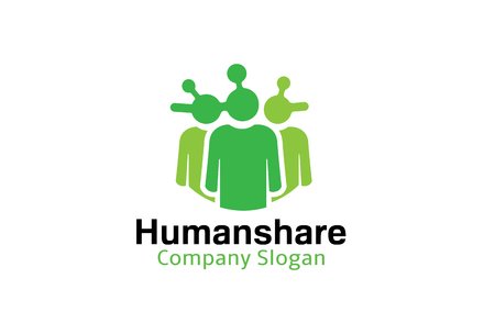 Human Share symbol design illustration.のイラスト素材