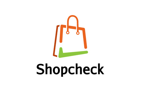 Shop Check Symbol Logo Symbol Design Illustrationのイラスト素材