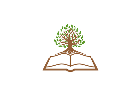 Creative Tree Book Logoのイラスト素材