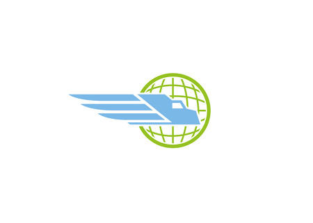 Creative Speed Truck Circle Planet Windowのイラスト素材