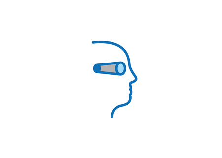 Creative Head Anatomy Logoのイラスト素材