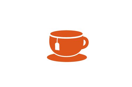 Creative Tea Cup  Design Vector Symbol Illustrationのイラスト素材