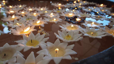 Flower Candleの写真素材